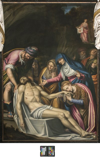 Die Kreuzabnahme, 1591 von Simone Veneziano Peterzano